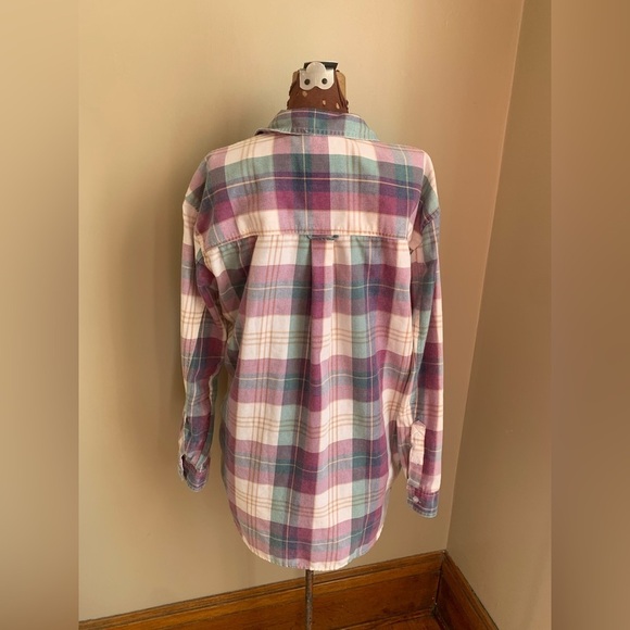 American eagle plaid casual button up shirt - Picture 5 of 8